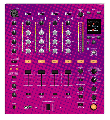 Pioneer DJ DJM 700 Skin Gradienter Purple